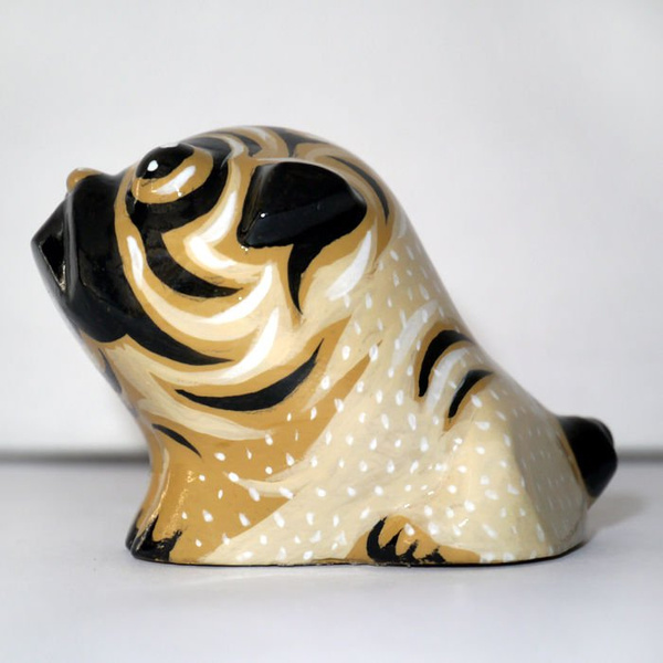 Sculpture Pug Mops Carlin Sweetness