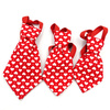 Valentine's Day tie for a dog with hearts Psiakrew