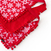 Dog Bandana Snowflakes handkerchief style to tie around your pet’s neck
