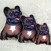 Decorative Dog Pillow Cushion French Bulldog Brindle cuddly mascot