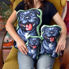 Staffordshire Bull Terrier Black Dog Decorative Pillow Cushion Stuffed Doggy cuddly mascot