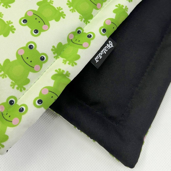 Waterproof Mat for the dog, puppy, cat, Green Frogs Psiakrew Design