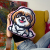 Shih Tzu Hundekissen Psiakrew Kuscheliges Maskottchen Plüschtier