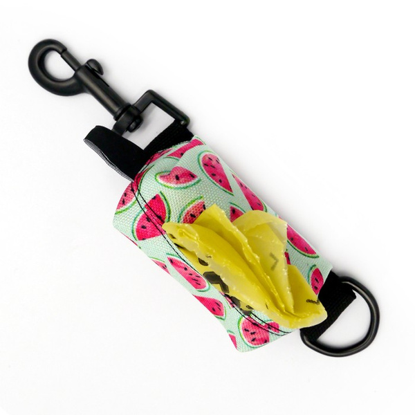 Etui na kupoworki Watermelon Psiakrew, wodoodporny pokrowiec na woreczki na psie odchody