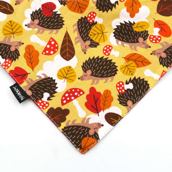 Premium Dog Bandana Hedgehog Dreamer handkerchief style to tie around your pet’s neck