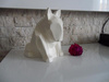 Sculpture Bull Terrier White