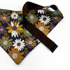 Dog Bandana Flowers handkerchief style to tie around your pet’s neck