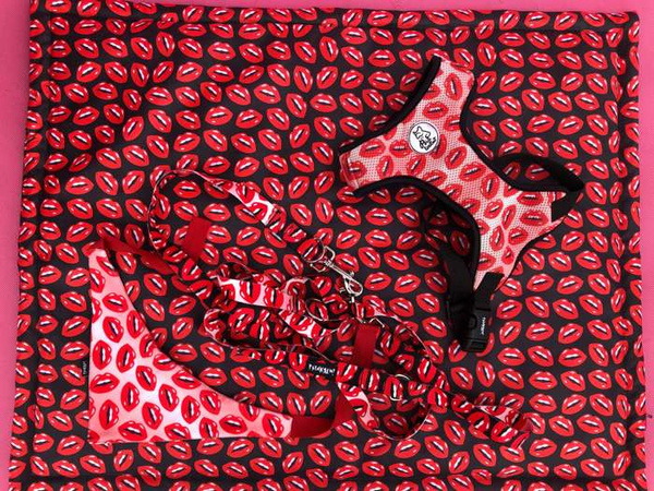 Dog Harness Lipstick Pink, Always Feeling Cool, Super Soft Psiakrew