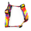 Szelki dla Psa Guard Tie Dye Psiakrew, taśma 2,5 cm, okucia czarne