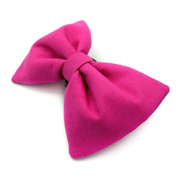 Pink Dog Bow Tie Fuchsia, Pet Bow Tie, Bowtie, Collar Attachment Psiakrew