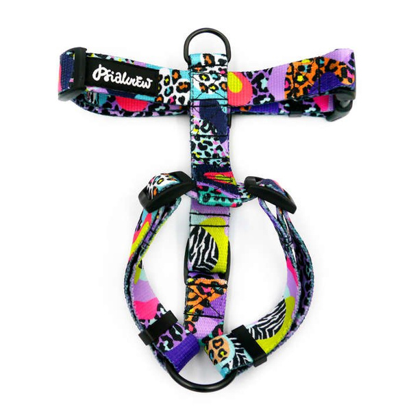 Harness for Dog, Model Crazy Leopard Guard Harness Small Harness for small dogs, puppies, black extras