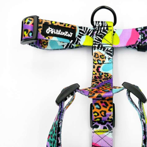 Harness for Dog Crazy Leopard Guard Harness, black extras