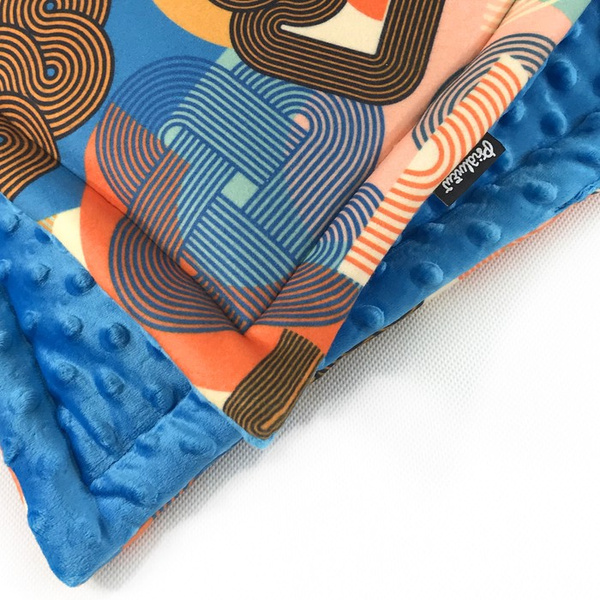 Mat Plaid Blanket for the dog Geo Snake Psiakrew Design