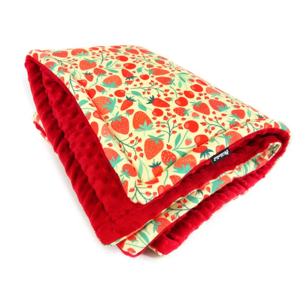 Premium Mat Plaid Blanket for the dog Fruit Jelly Psiakrew Design 