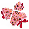 Dog Bandana Look in LovePsiakrew handkerchief style to tie around your pet’s neck