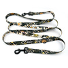 Dog Leash Zodiak width 2.5 cm, 1" wide, snap hook black 8cm