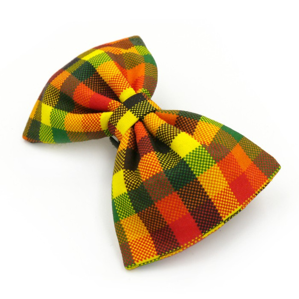 Bow tie, colored checkered pattern for a dog, bow, bow tie, Psiakrew collar decoration