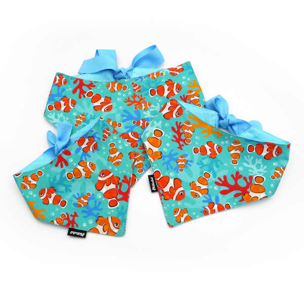 Dog Bandana Blue Lagoon Psiakrew handkerchief style to tie around your pet’s neck