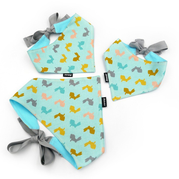 Easter Bunny Psiakrew Bandana, gebundenes Taschentuch, Baumwollschal