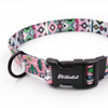 Dog Collar Psiakrew Llama 2.5 cm 1" wide, black extras