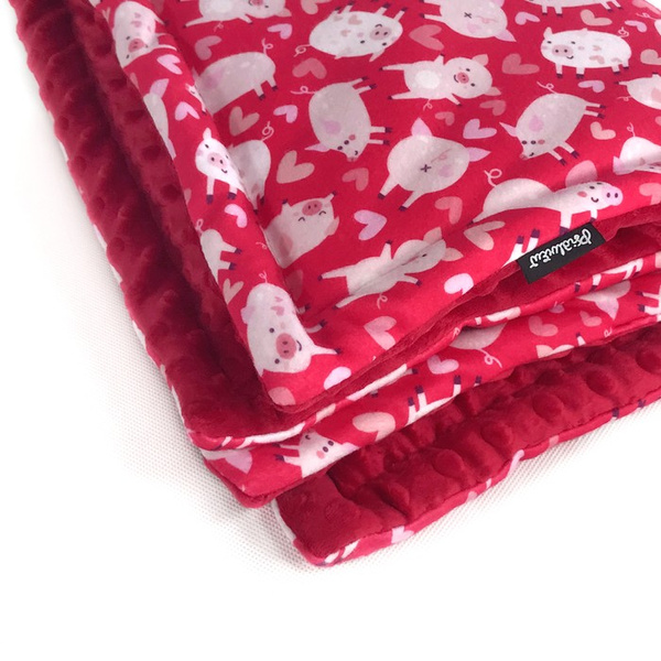 Blanket for dog Piggy in Love Psiakrew