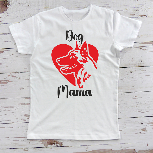 Personalizowana Koszulka damska z Psem rasy Malinois Psiakrew