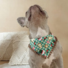 Psiakrew dog bandana, tied handkerchief, Christmas motifs Yam, pompoms