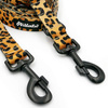 Dog Leash Tarzan width 2.5 cm, 1" wide, black, big snap hook 8 cm