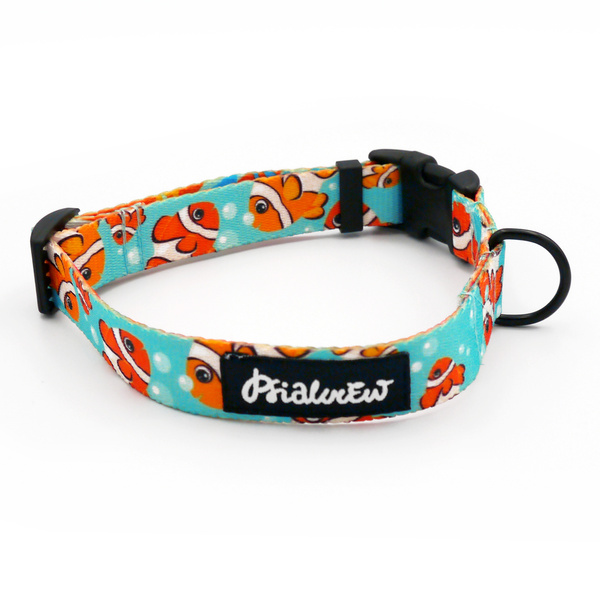 Dog Collar Blue Lagoon Psiakrew, 2 cm 0.78" wide, for smaller dogs