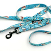 Walking leash for Dog Shark Psiakrew, width 2 cm, black snap hook 6 cm