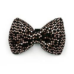 Glitzern Disco party Fliege für einen Hund; Karneval Silvester Deko Schleife Psiakrew