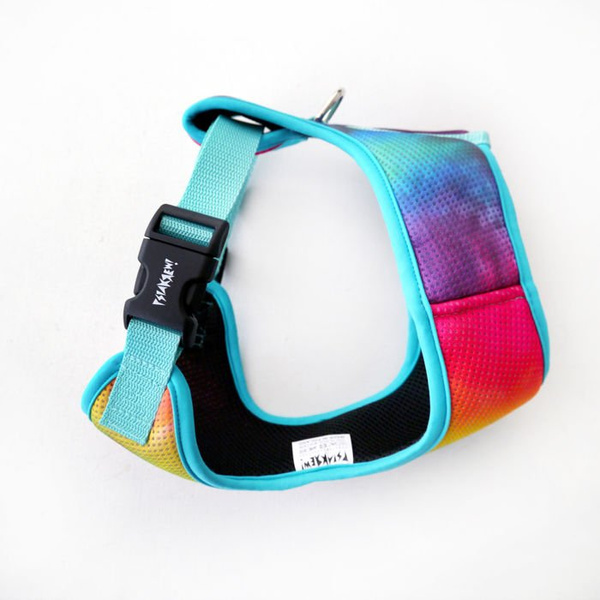 Dog Harness Tie-Dye, colorful print, Always Feeling Cool, Super Soft Psiakrew