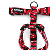 Harness for Dog, Model Lipstick Guard Harness Small Harness for small dogs, puppies, black extras