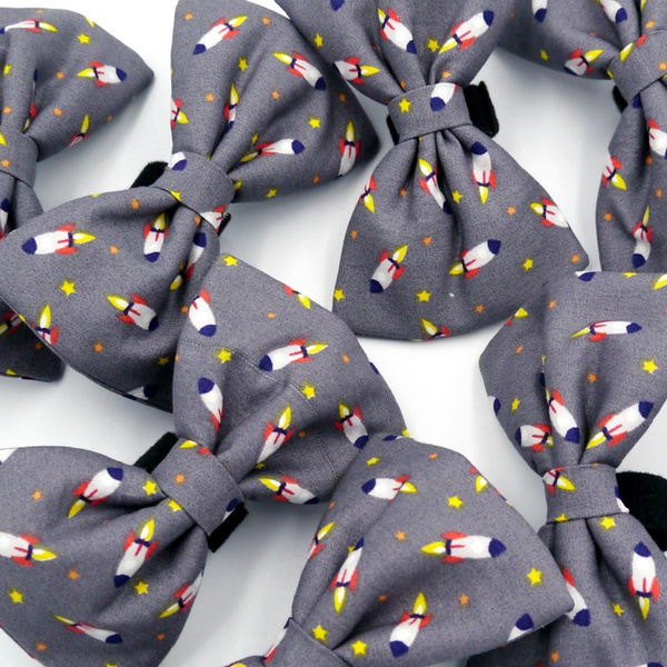 Dog Bow In Space Psiakrew, Pet Bow Tie, Bowtie, Collar Attachment