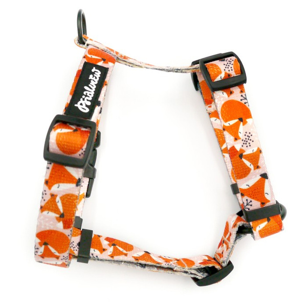 Small Guard Dog Harness Foxy Lady Psiakrew, Small Dog, Tape 2 cm, Black fittings