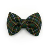 Dog Bow Tie Cat Pet Dark Green Tartan Psiakrew