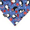 Dog Bandana Penguin Winter Psiakrew handkerchief style to tie around your pet’s neck