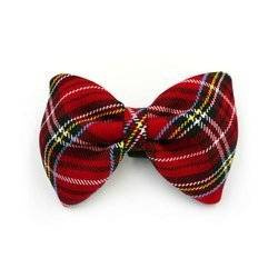 Christmas Bow Tie for Dog Cat Pet- Tartan