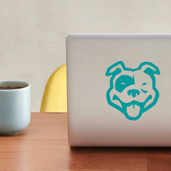 Amstaff Psiakrew dog car sticker for light car bodies