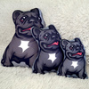 Decorative Dog Pillow Cushion French Bulldog black cuddly mascot