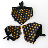 Christmas Black Dog Bandana Stars handkerchief style to tie around your pet’s neck