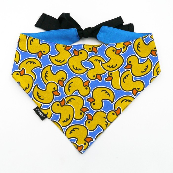 Premium Dog Bandana Ducky Duck handkerchief style to tie around your pet’s neck