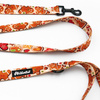 Dog Leash Cinnamon Gingerbread Psiakrew width 2.5 cm, 1"  wide, black snap hook 6 cm