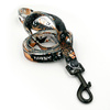 Dog Leash Deer Calls width 2 cm 0.78 ", black extras