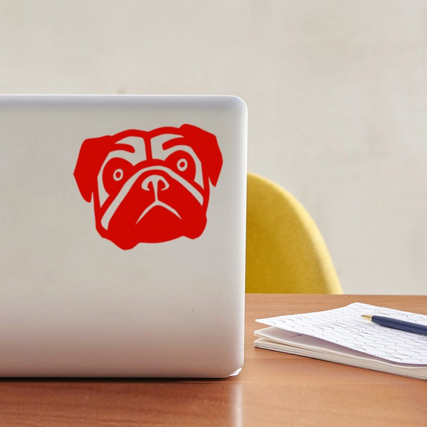 Mops Psiakrew Hunde-Autoaufkleber für leichte Karosserien