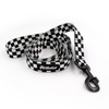 Dog Leash Checker Psiakrew width 2.5 cm, 1"  wide, big black snap hook 8 cm