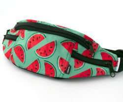 Fanny Pack Hip Bag Watermelon, Bum Bag Psiakrew, watermelon pattern
