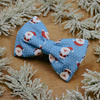 Christmas Dog Bow Tie- Santas, Pet Bow Tie, Bowtie, Collar Attachment