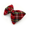 Christmas Bow Tie for Dog Cat Pet- Tartan