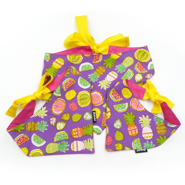 Dog Bandana Pineapple Psiakrew handkerchief style to tie around your pet’s neck
